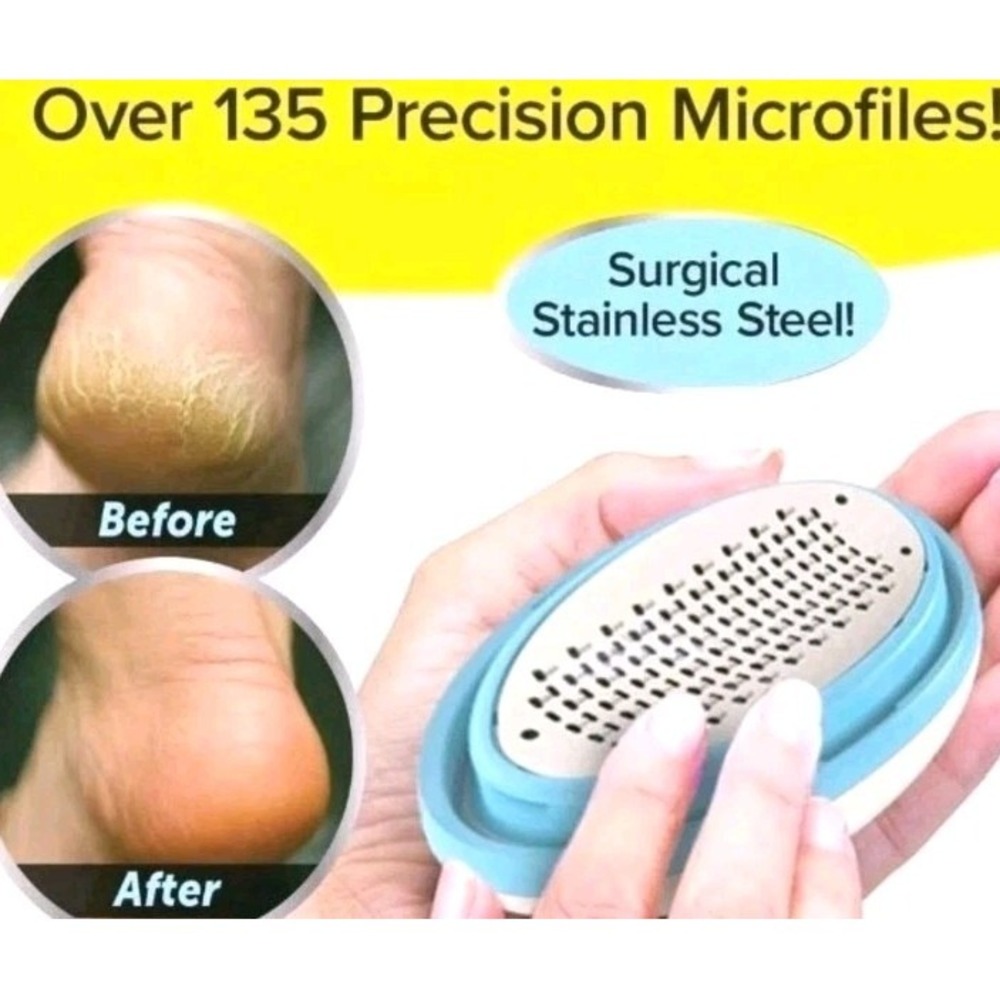 New! Lot of 2 Ped Egg Classic Callus Remover -As Seen On TV - for Dry Feet - Picture 4 of 5